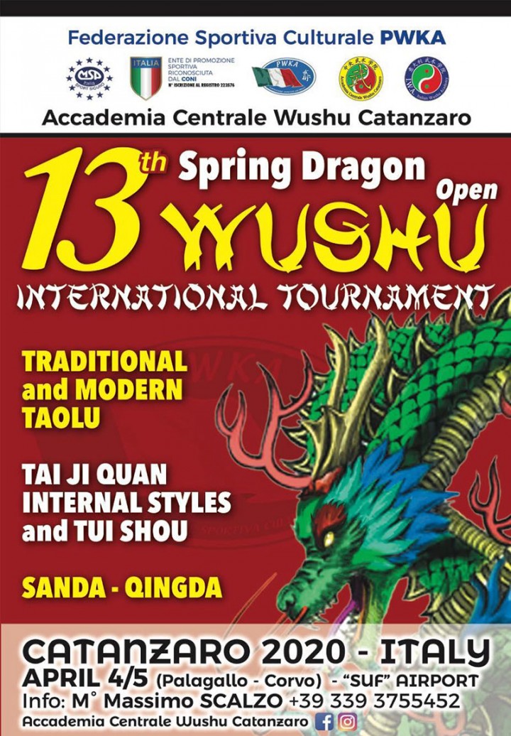 13th “SPRING DRAGON” WUSHU OPEN INTERNATIONAL TOURNAMENT