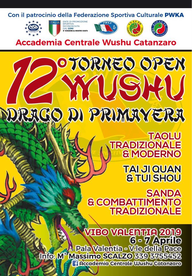 12° TORNEO OPEN WUSHU DRAGO di PRIMAVERA