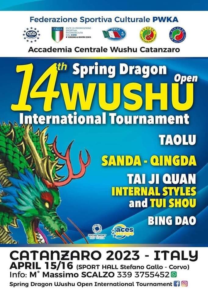 14th “SPRING DRAGON” WUSHU OPEN INTERNATIONAL TOURNAMENT