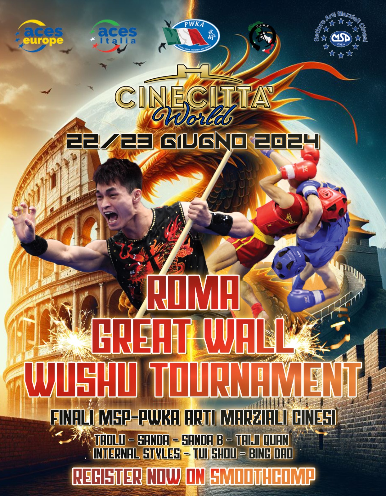 Cinecittà World – Great Wall Wushu Tournament