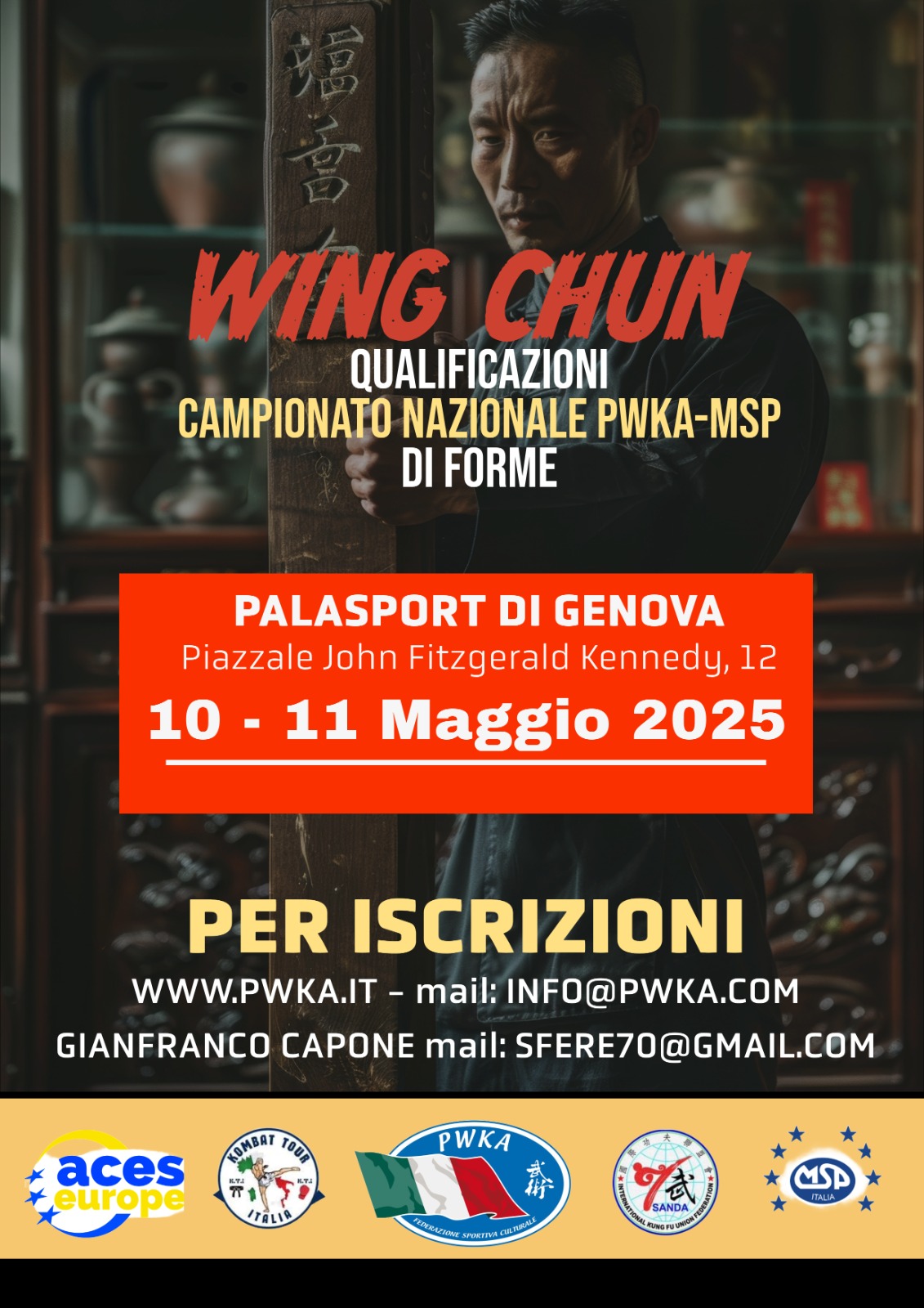 WING CHUN QUALIFICAZIONI CAMPIONATO NAZIONALE PWKA – MSP DI FORME