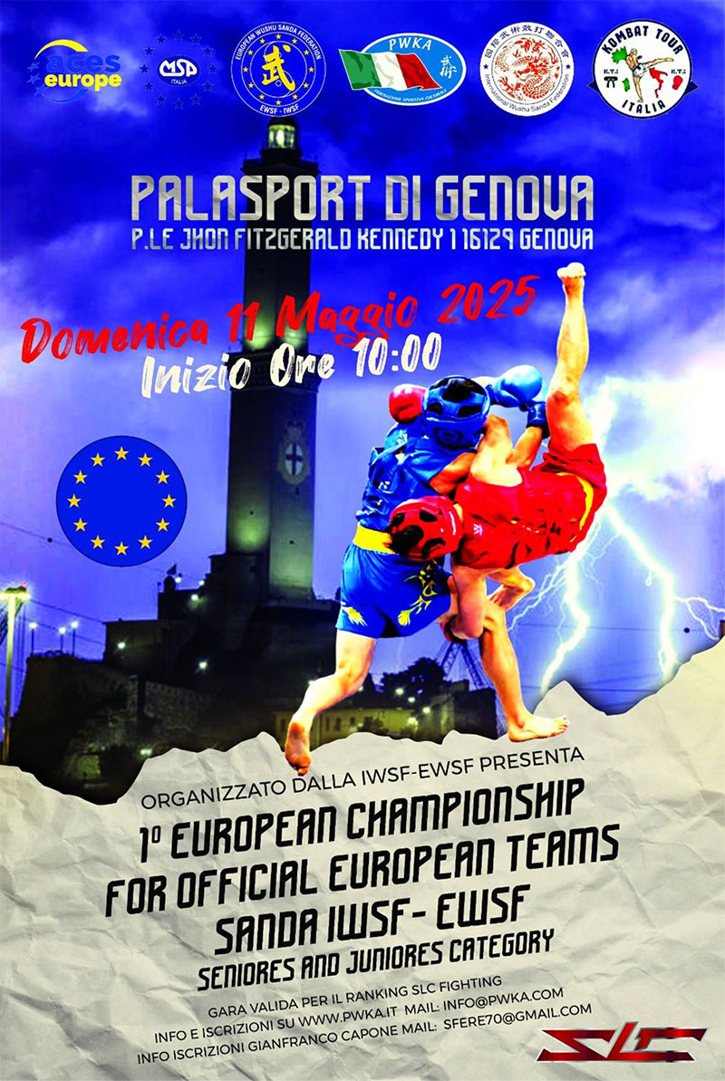 1° European Championship for official European teams Sanda IWSF – EWSF